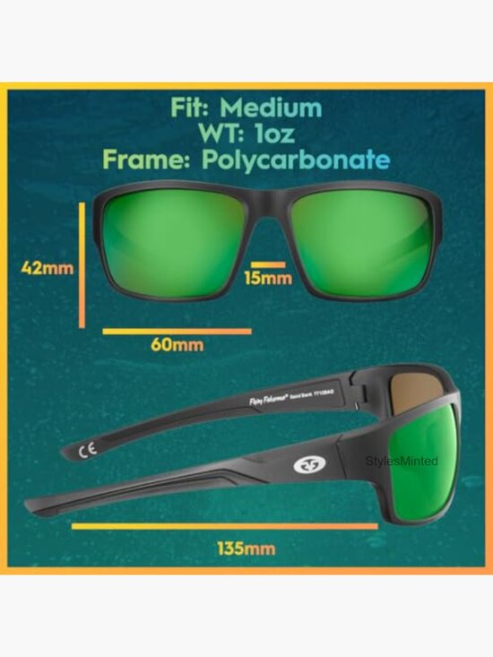 Polarized Fishing Sunglasses for Men Women UV Protection Wrap Around